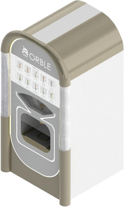 3D render of the Orble Boba Tea Machine